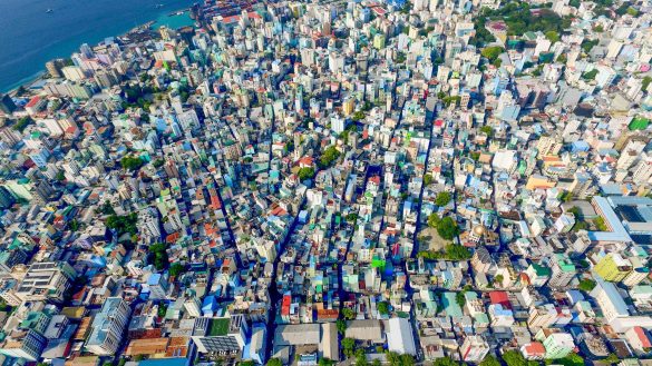 Aerial view of Male' City