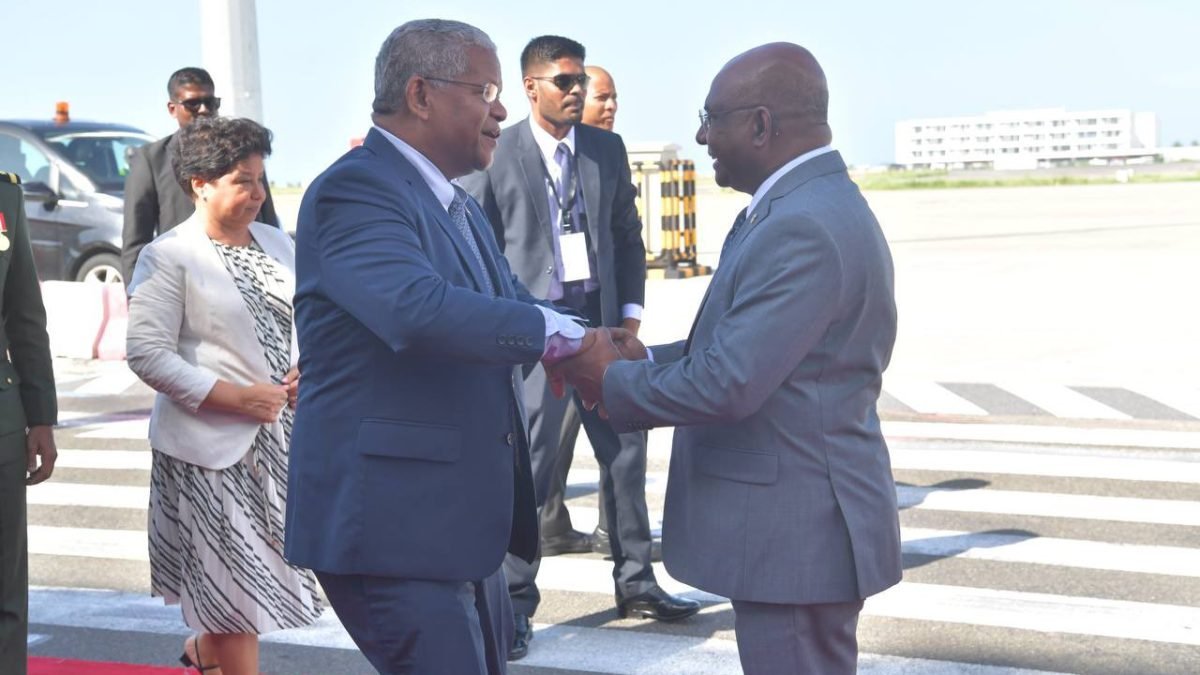 Seychelles President Begins Official Visit to Maldives