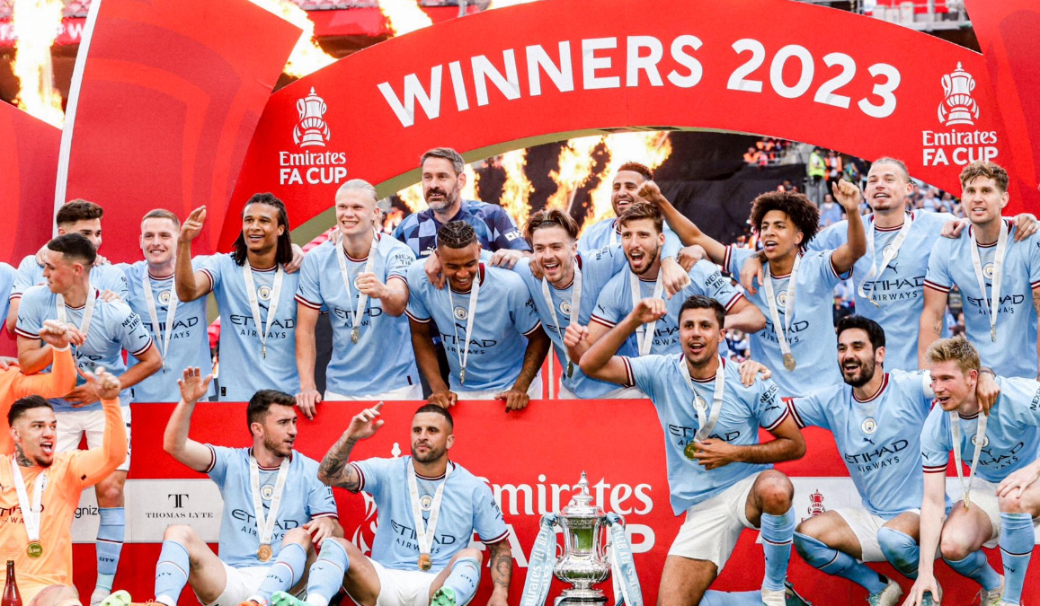 Man City Win FA Cup, Edges Closer to Treble