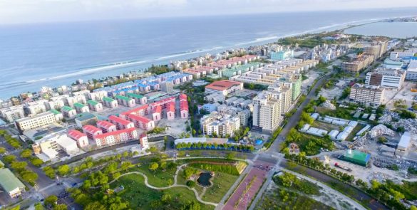 Aerial view of Hulhumale' (Photo: Urbanco)