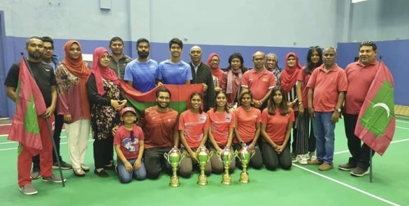 The National Badminton Team that competed in the Pakistan International Series 2019 (Photo: Twitter/@BAMdv)