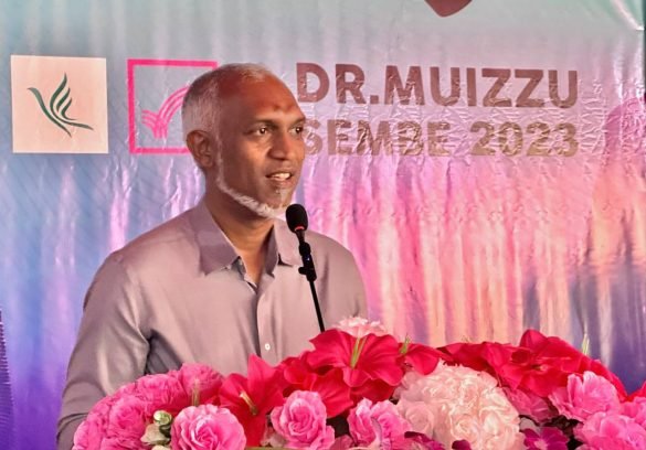 PPM/PNC presidential candidate Dr Mohamed Muizzu (Photo: X/@@TeamMuizzu)