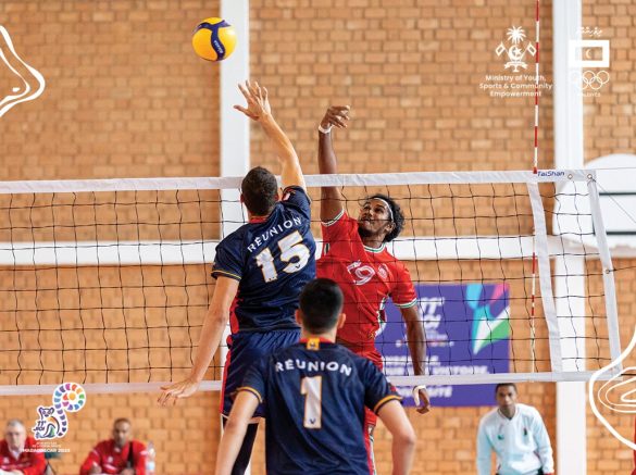 Maldives lost 3-1 to Réunion in their opening game of the men's volleyball competition at the Indian Ocean Island Games in Madagascar on Saturday (Photo:X/@olympicmv)