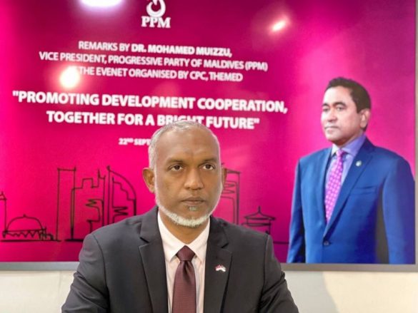 PNC presidential candidate Dr Mohamed Muizzu (Photo: PPM)