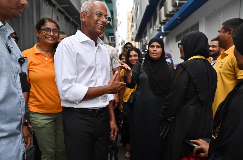 Pres. Solih Goes Door-to-Door in Critical Campaign Push Ahead of Runoff