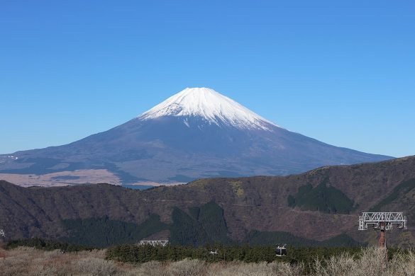 Microplastics in Mount Fuji