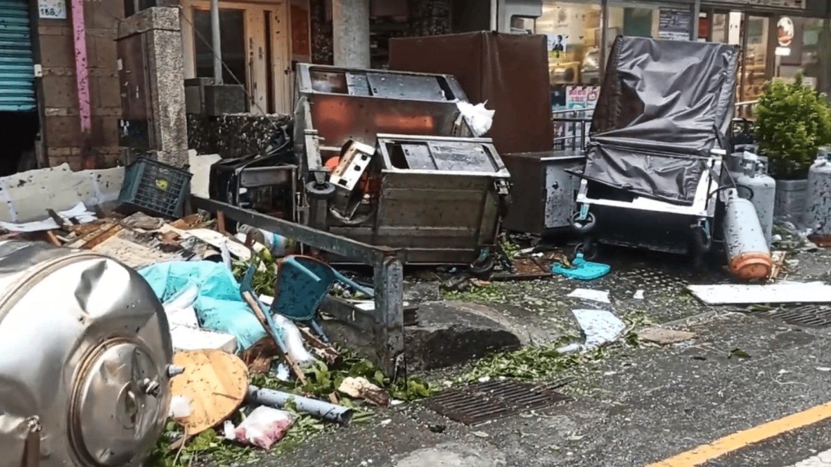 Typhoon Koinu Makes Landfall in Taiwan With Record Wind Gust