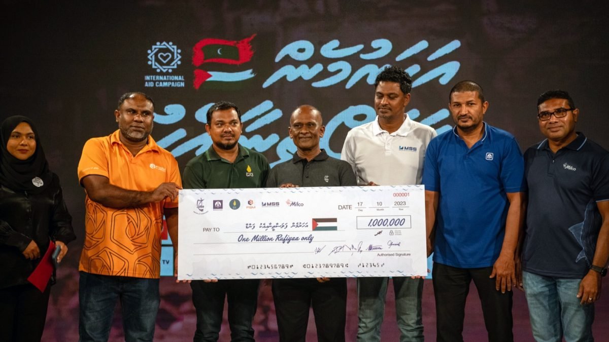 STO Group Donates MVR 1 Million to Palestine, Condemns Israeli Aggression