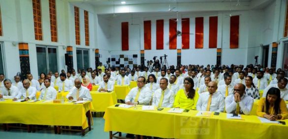 The Maldivian Democratic Party (MDP)'s National Council met on Tuesday, 3 October 2023, to plan the party's future path.