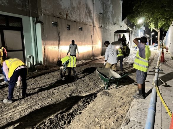 Road Development Corporation (RDC) commenced work on the Ameenee Magu redevelopment project on 30 August 2022. (Photo: RDC)