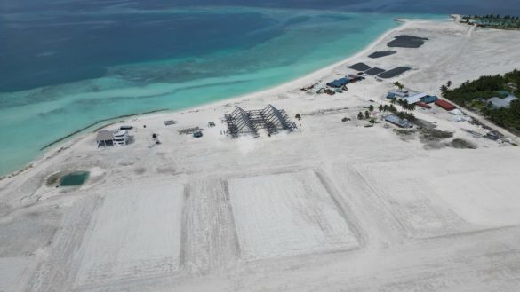 If the project proceeds according to plan, Magoodhoo Airport is expected to be operational by January 2024. (Photo: RACL)