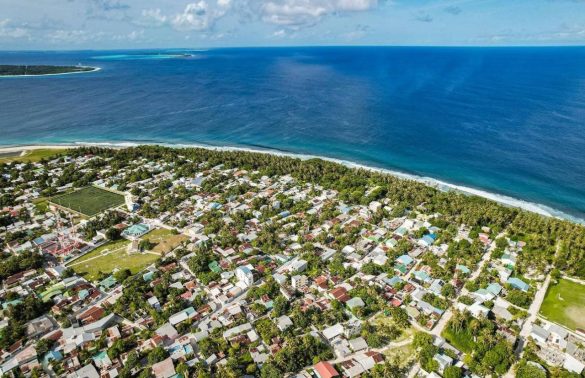 Aerial view of Kulhudhuffushi City, Haa Dhaalu Atoll | Photo: Instagram/@visitkulhudhuffushi