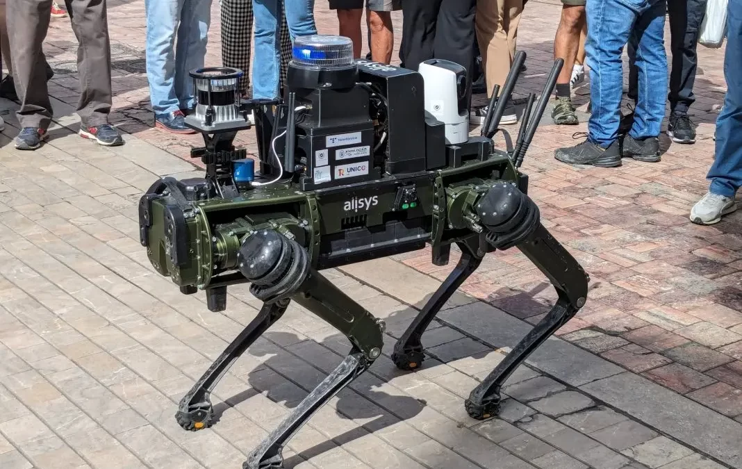 Malaga Unleashes Futuristic Robot Dog for Police Patrols