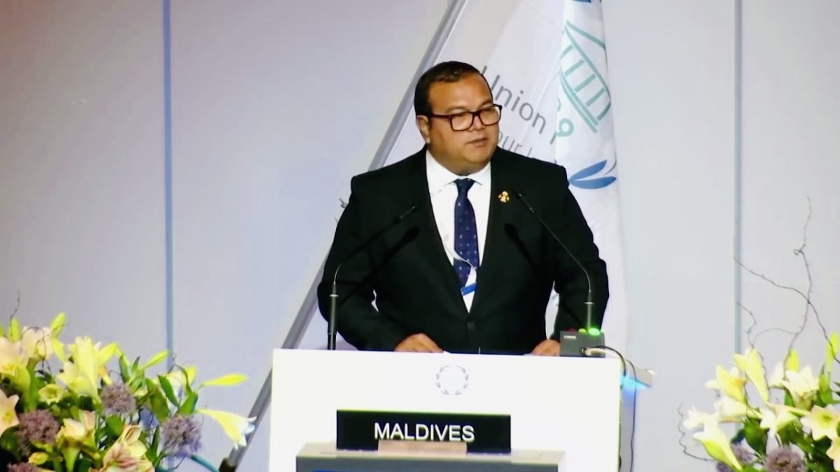 Despite Negligible Emissions, Maldives Disproportionately Affected by Climate Change: Speaker Aslam