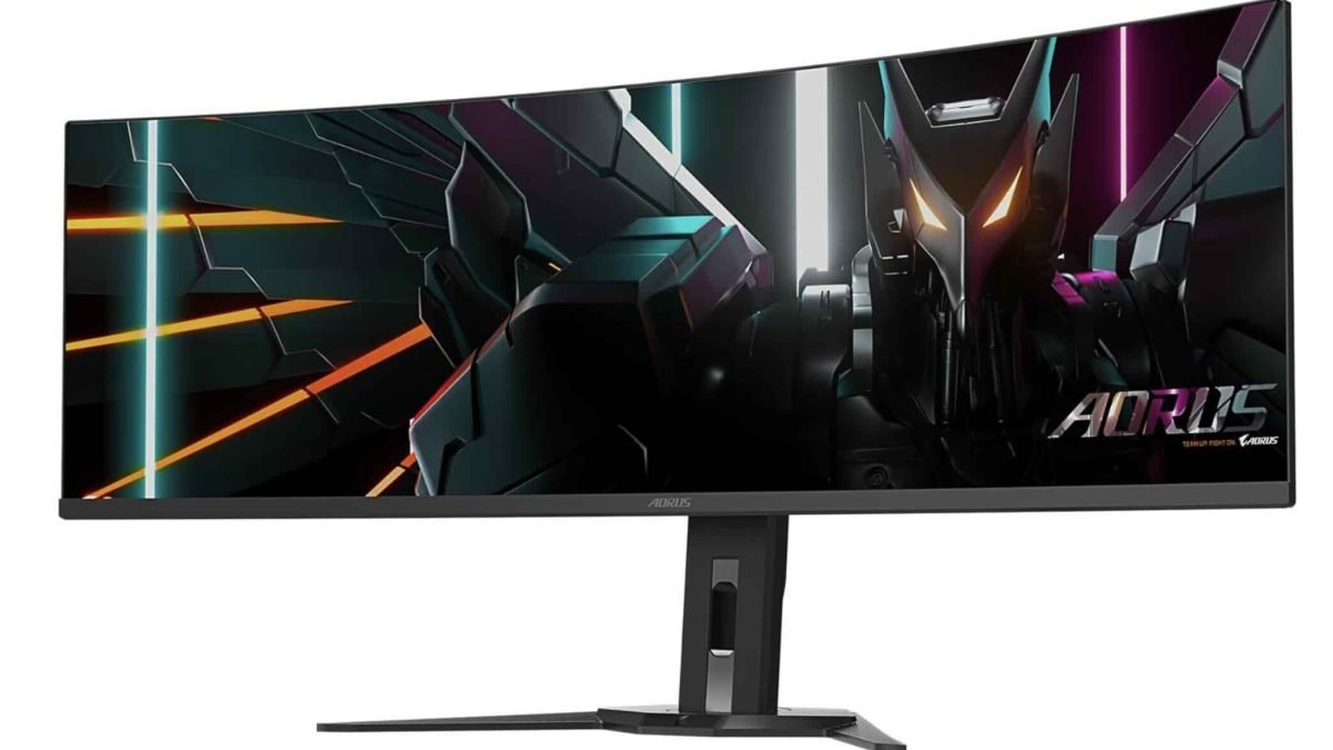 Gigabyte Launches 49-Inch Curved QD-OLED Gaming Monitor