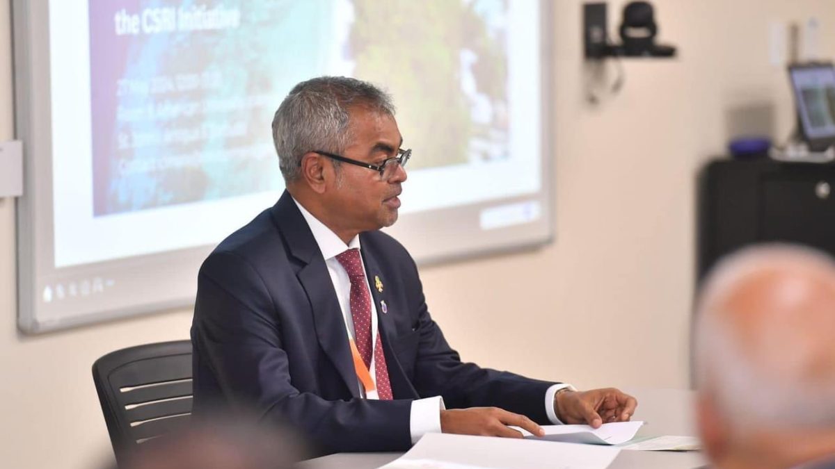 CSRI Initiative Will Play Key Role in Finding Solutions, Increasing Awareness: Minister Thoriq