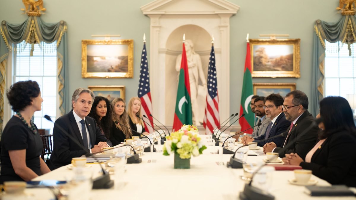 Foreign Minister Zameer Meets US Secretary of State Blinken