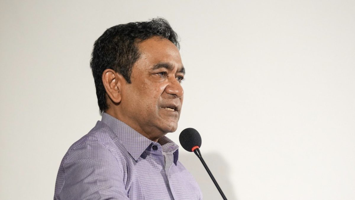 Ex-President Yameen Calls on Public to Hold Government and State Agencies to Account