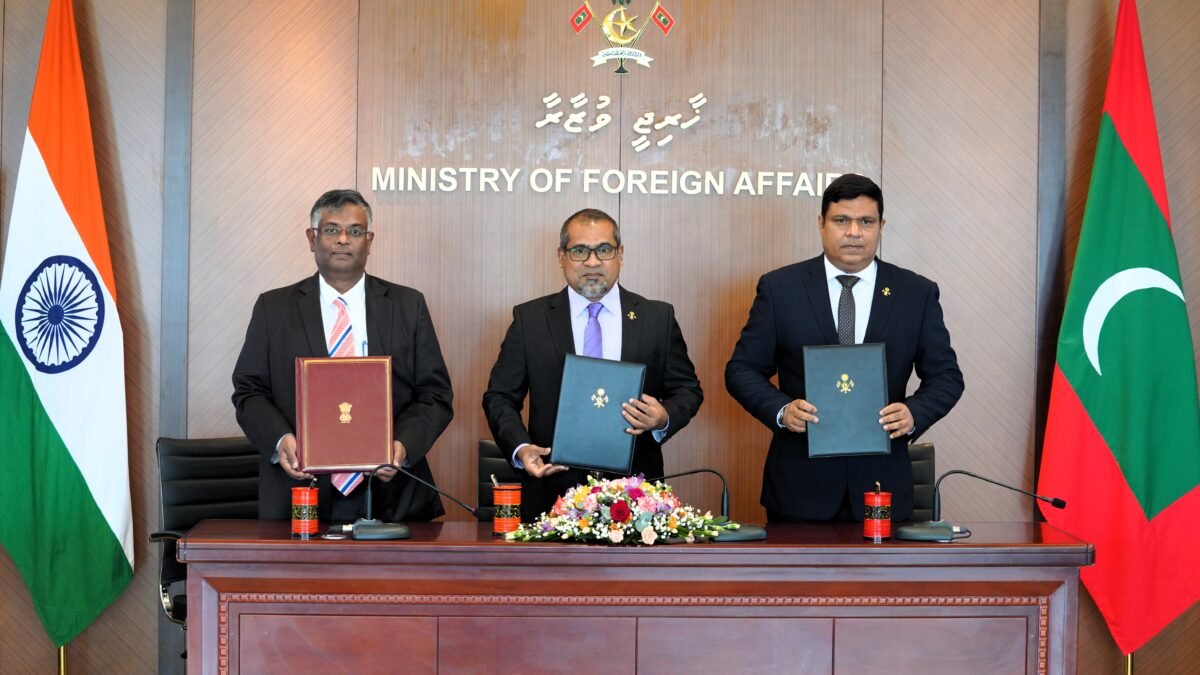 Maldives, India Sign MoUs for 13 Community Projects Worth MVR 100 Million