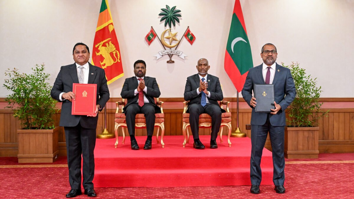 Maldives, Sri Lanka Sign MoU on Diplomatic Training, Treaty on Legal Assistance
