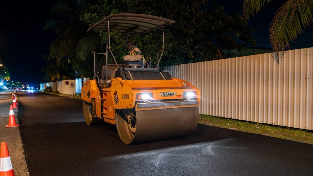 VIA Entrance Road Resurfacing Underway, Night Closures Until 7 July