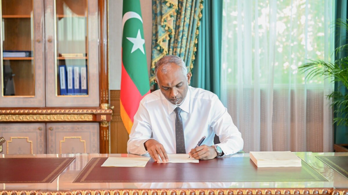 Muizzu Ratifies Media Law Amid Outcry Over Threats to Press Freedom
