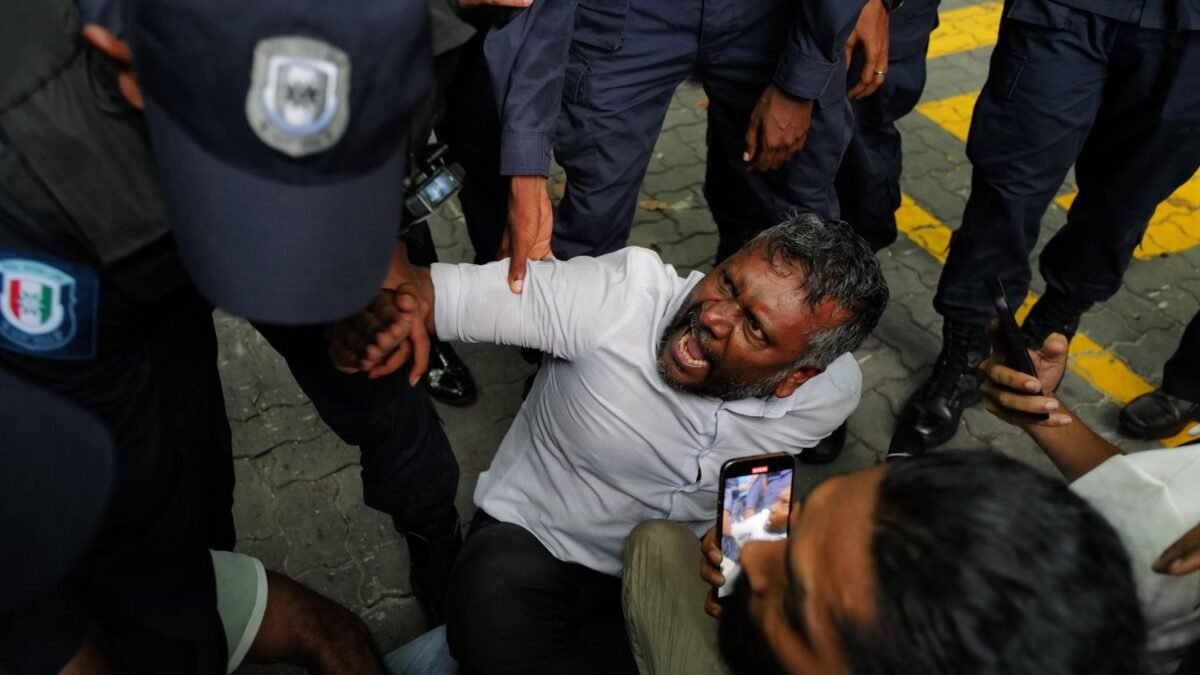 Opposition Leader Manhandled During Protests Over Media Bill
